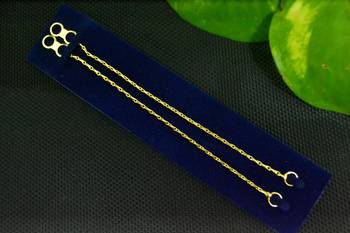 Designer 1 Line Carved filigree Earchain or Ear Support Earrings hair-accessories 1