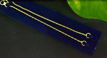 Designer 1 Line Carved filigree Earchain or Ear Support Earrings hair-accessories 4