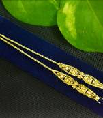 Designer 1 Line Carved filigree Earchain or Ear Support Earrings hair-accessories