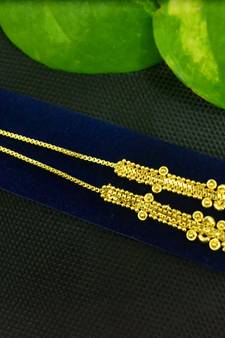 Designer 1 Line Carved filigree Earchain or Ear Support Earrings hair-accessories