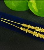 Designer 1 Line Carved filigree Earchain or Ear Support Earrings hair-accessories