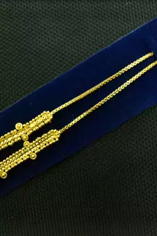 Designer 1 Line Carved filigree Earchain or Ear Support Earrings hair-accessories