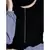 Designer maxi dress abaya- Black-Grey Dot