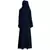 Front open abaya with piping work- Navy Blue