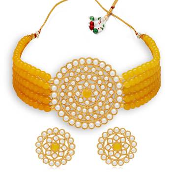 Yellow necklace-sets 1