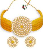 Yellow necklace-sets