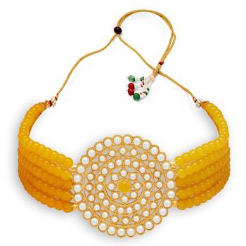 Yellow necklace-sets 2