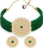 Green necklace-sets