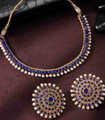 Blue necklace-sets