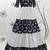 Navy-blue & Grey Metallic foilage print georgette Anarkali long gown