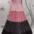 Pink & Peach & Wine Metallic foilage print georgette Anarkali long gown