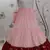 White & Pink & Maroon Metallic foilage print georgette Anarkali long gown