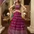 Eye Catching Deep pink Gotta Patti with thread embroidered georgette semi stitched bridal lehenga