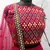Eye Catching Deep pink Gotta Patti with thread embroidered georgette semi stitched bridal lehenga