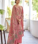 Pink digital print cotton salwar