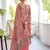 Pink digital print cotton salwar