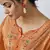 Orange digital print cotton salwar