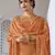 Orange digital print cotton salwar