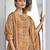 Peach digital print cotton salwar