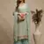 Green embroidered georgette salwar