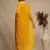 Yellow embroidered georgette salwar