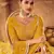 Yellow embroidered chiffon salwar