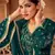 Green embroidered chiffon salwar