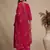 Magenta embroidered georgette salwar