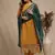 Yellow embroidered georgette salwar