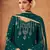 Green embroidered chiffon salwar