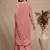 Pink embroidered georgette salwar