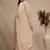 Peach embroidered georgette salwar