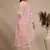 Pink embroidered net salwar