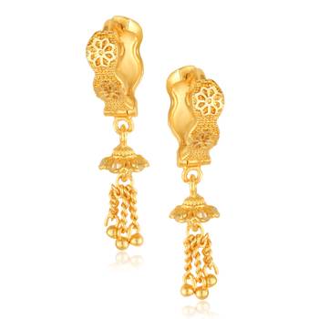 Sukai Jewels Ethnic South Indian Traditional Wear Jhumki Earring  for Women and Girls(Pack of 1) 1