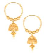 Sukai Jewels Ethnic South Indian Traditional Wear Jhumki Earring for Women and Girls 