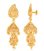 Sukai Jewels Ethnic South Indian Traditional Wear Jhumki Earring  for Women and Girls(Pack of 1)