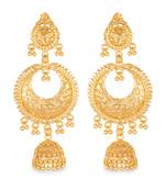 Sukai Jewels Ethnic South Indian Traditional Wear Jhumki Earring  for Women and Girls(Pack of 1)