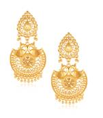 Sukai Jewels Ethnic South Indian Traditional Wear Jhumki Earring for Women and Girls(Pack of 1)