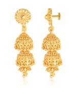 Sukai Jewels Ethnic South Indian Traditional Wear Jhumki Earring for Women and Girls(Pack of 1)