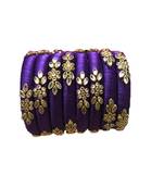 Purple bangles-and-bracelets