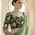 Green Dori, Zari And Sequins Embroidered Designer Organza Bridal Wedding Saree For Women