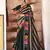 Bewitching Black Zari, Dori, Sequins Embroidered Georgette Party And Festive Saree