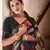 Bewitching Black Zari, Dori, Sequins Embroidered Georgette Party And Festive Saree