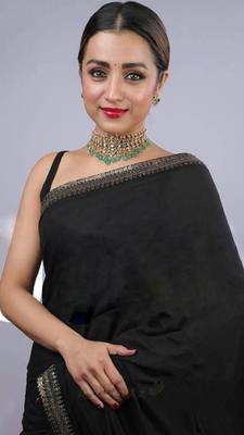 Black Zari Dori Sequins Embroidered Georgette Party And Festive Saree 4