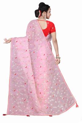 Chitrakshi Designer Rajasthani gota patti work saree 6