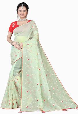 CHitrakshi Designer Rajasthani gota patti work saree 1