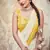 White embroidered georgette saree with blouse