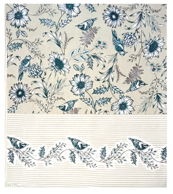 Cotton Printed King Size Double Bedsheet with 2 Pillow Covers Set 4
