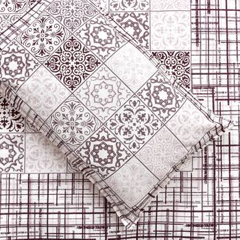 Cotton Printed King Size Double Bedsheet with 2 Pillow Covers Set 2