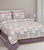 Rajasthani Traditional Jaipuri Pure Cotton King Size Double Bedsheet With 2 Pillow Covers Sets